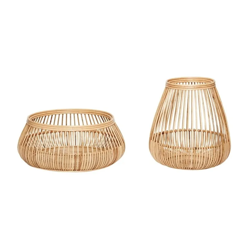 Oferta Zestaw 2 koszyków rattanowych Hübsch Ove Bonami