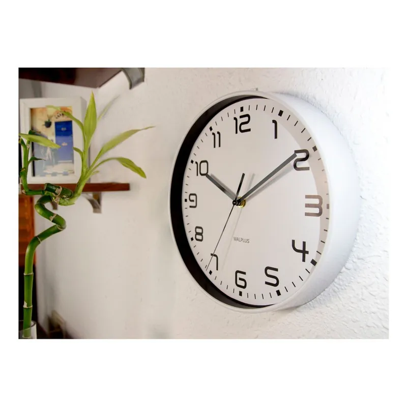 Biały zegar WALPLUS ChicTime, ⌀ 25 cm Bonami Bestseller