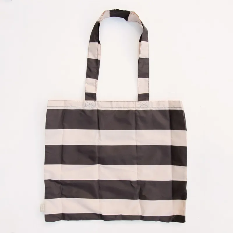 Czarno-biała składana torba Caroline Gardner Super Stripe Foldway Bonami Dodaj do koszyka