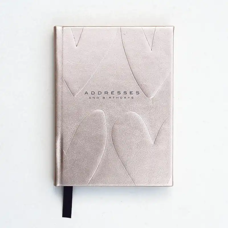 Adresownik Caroline Gardner Heart Embossed Metallic Bonami Hit sprzedaży