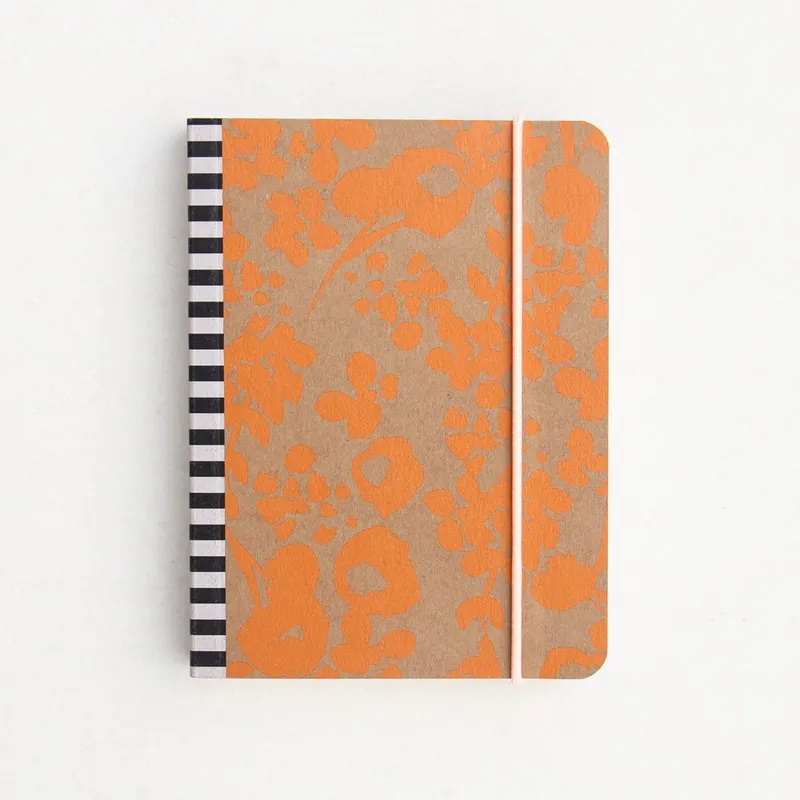 Do wyczerpania zapasów Mały pomarańczowy notatnik Caroline Gardner Mono Ditsy Small Chunky Notebook Bonami