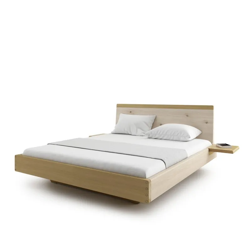 Oferta czasowa Łóżko 2-osobowe z litego drewna dębowego JELÍNEK Amanta, 200x200 cm Bonami