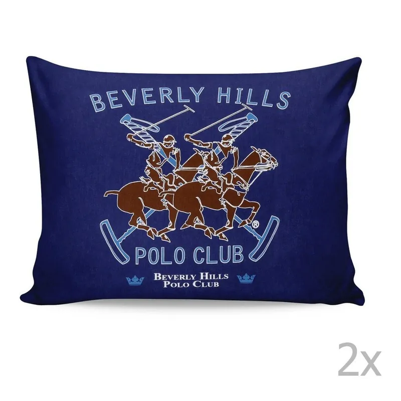 Bezpieczna płatność Zestaw 2 poszewek na poduszki Beverly Hills Polo Club Barrow Bonami