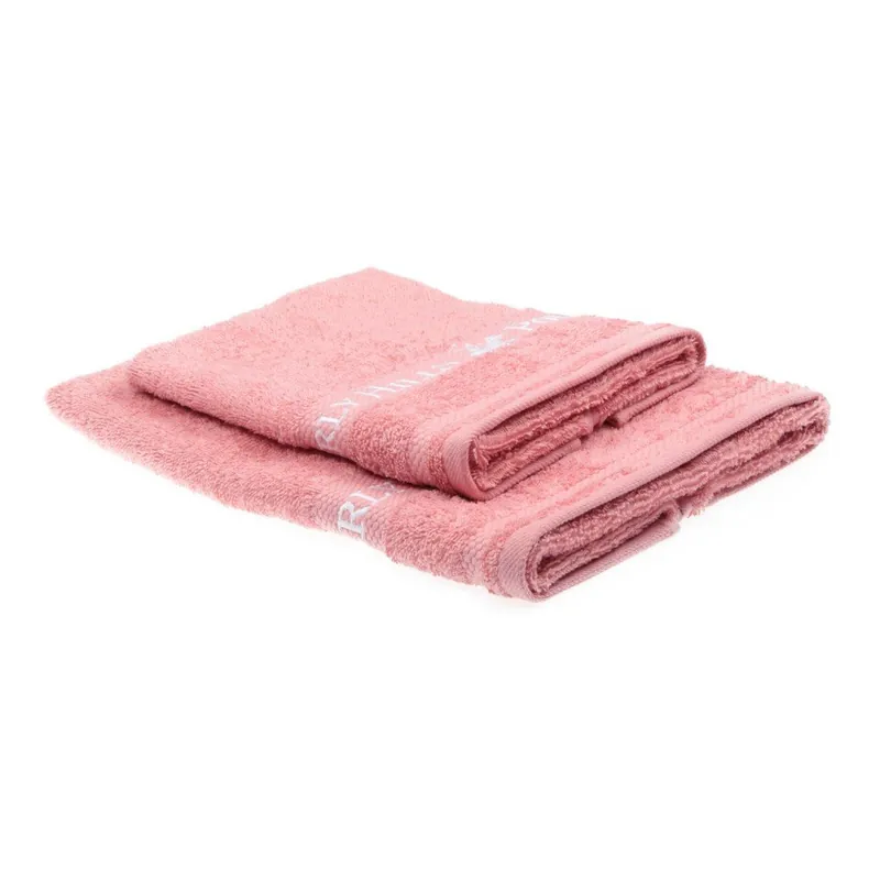 Oferta limitowana Zestaw 2 różowych ręczników Beverly Hills Polo Club Tommy Yazi Bonami