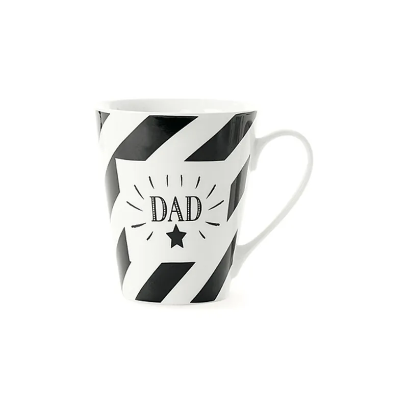 Kubek porcelanowy Miss Étoile Coffee Dad, Ø 8,5 cm Bonami Nowy