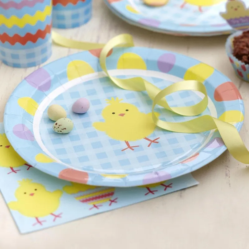 Obniżka ceny Zestaw 8 papierowych talerzy Neviti Easter Chick Bonami