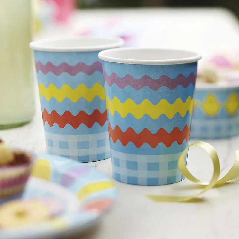 Szybka dostawa Zestaw 8 papierowych kubków Neviti Easter Chick Bonami