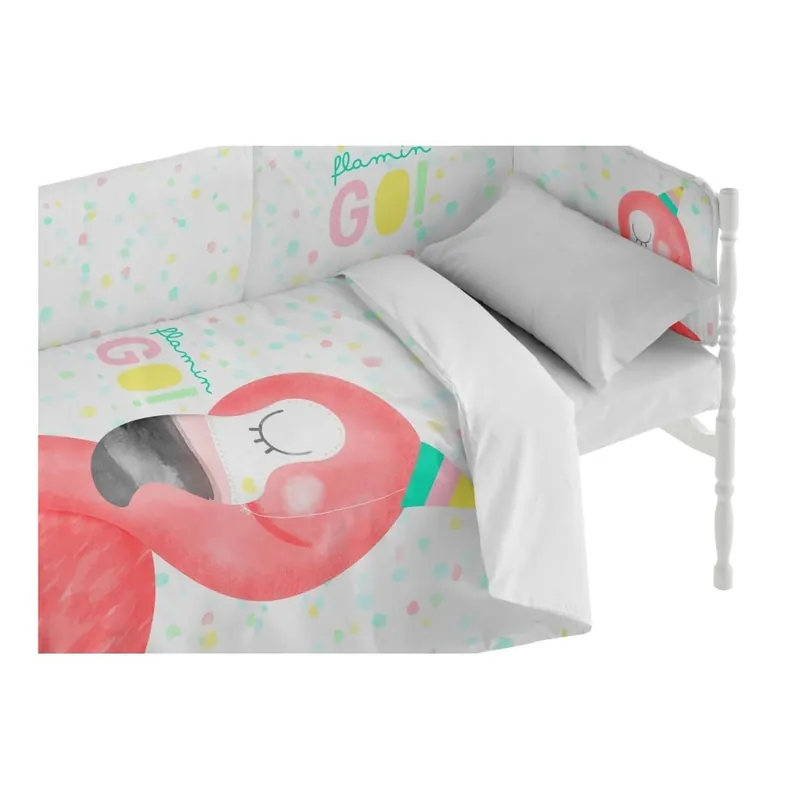 Pościel Pooch Flamingo, 115x145 cm Bonami Łatwy zwrot