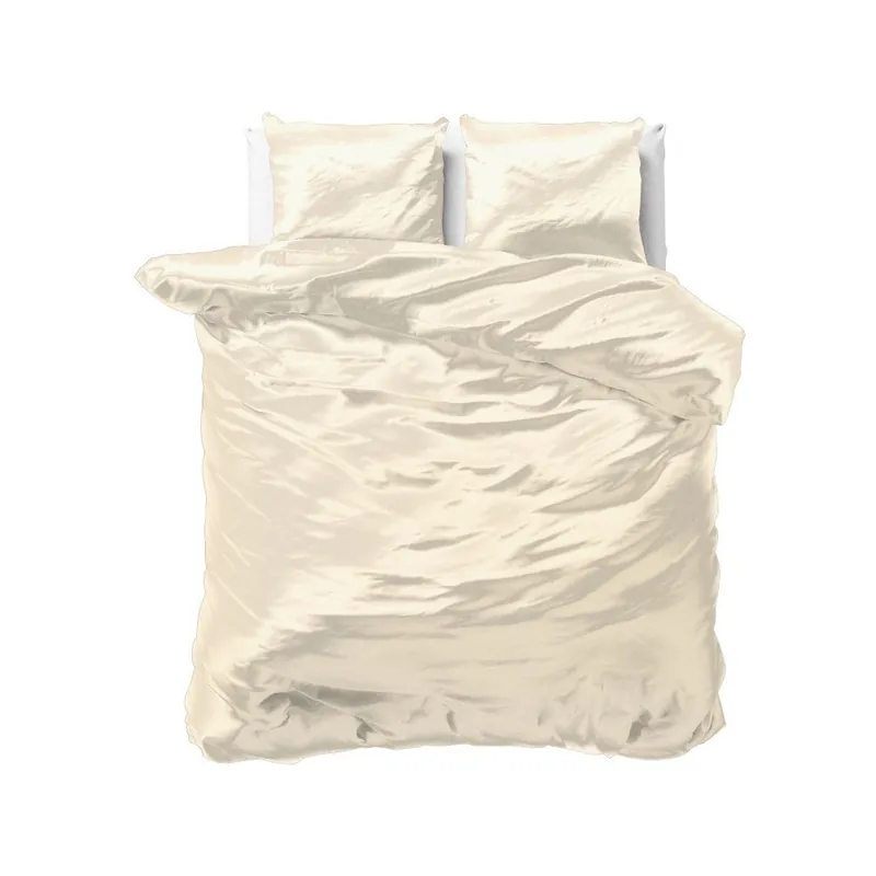 Beżowa pościel dwuosobowa z mikroperkalu satynowego Sleeptime, 240x220 cm Bonami Kup teraz