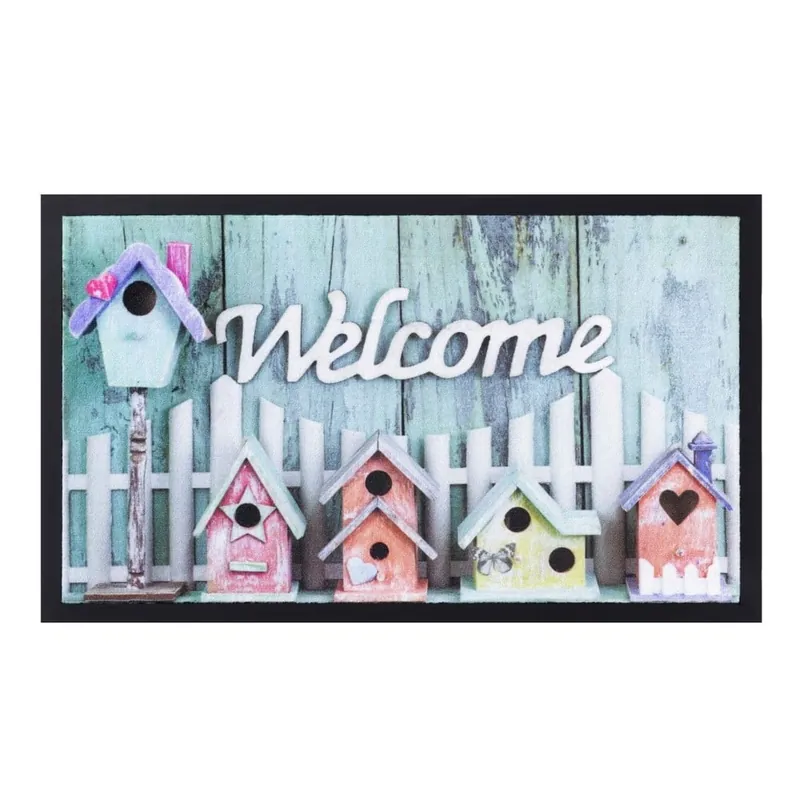 Niska cena Wycieraczka Hamat Bird Houses, 45x75 cm Bonami