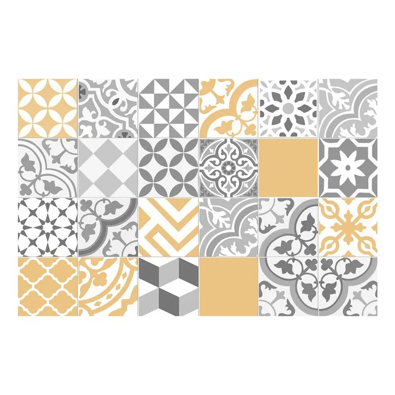 Dywan winylowy Floorart Collage Con Amarillo Liso, 66x100 cm Bonami Kup online