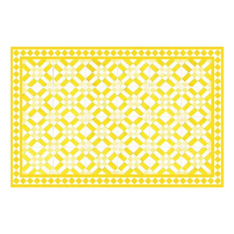 Dostępne od ręki Dywan winylowy Floorart Atenas Amarillo, 66x100 cm Bonami