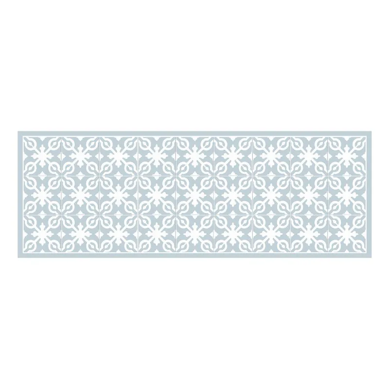 Cena promocyjna Dywan winylowy Floorart Connect Celeste, 50x140 cm Bonami