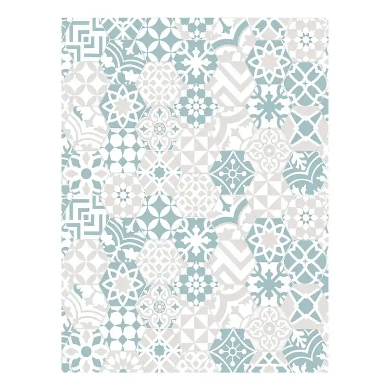 Dywan winylowy Floorart Hexa Azul, 100x133 cm Bonami Szybka dostawa