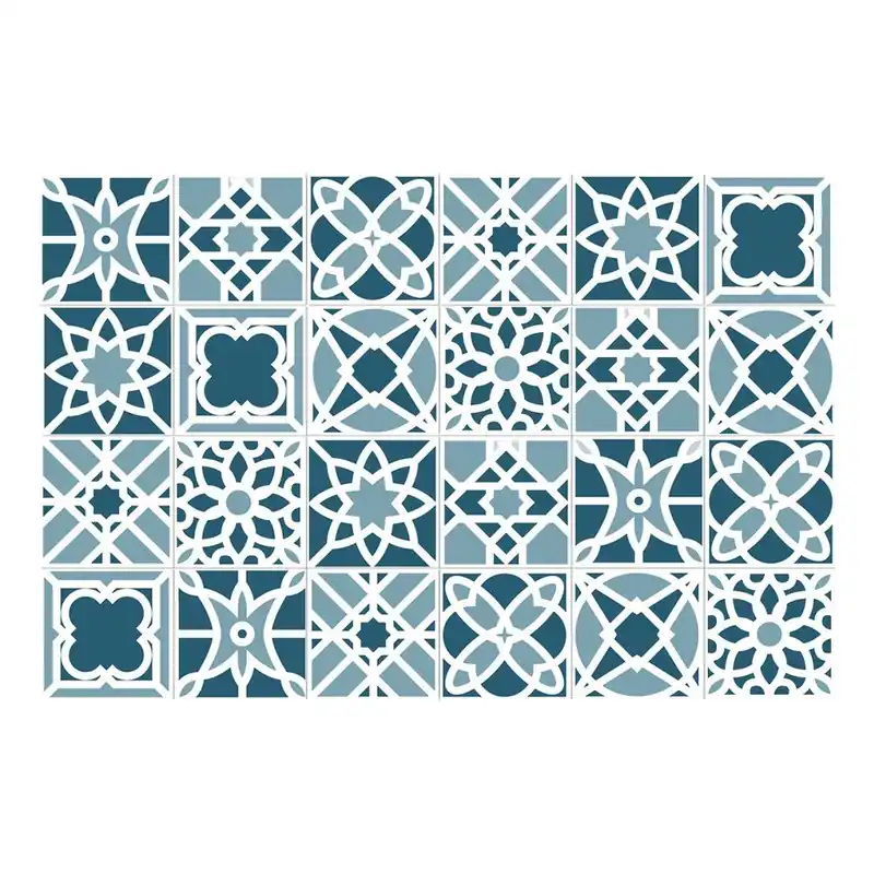 Dywan winylowy Floorart Zaragoza Azul, 66x100 cm Bonami Bezpieczna płatność