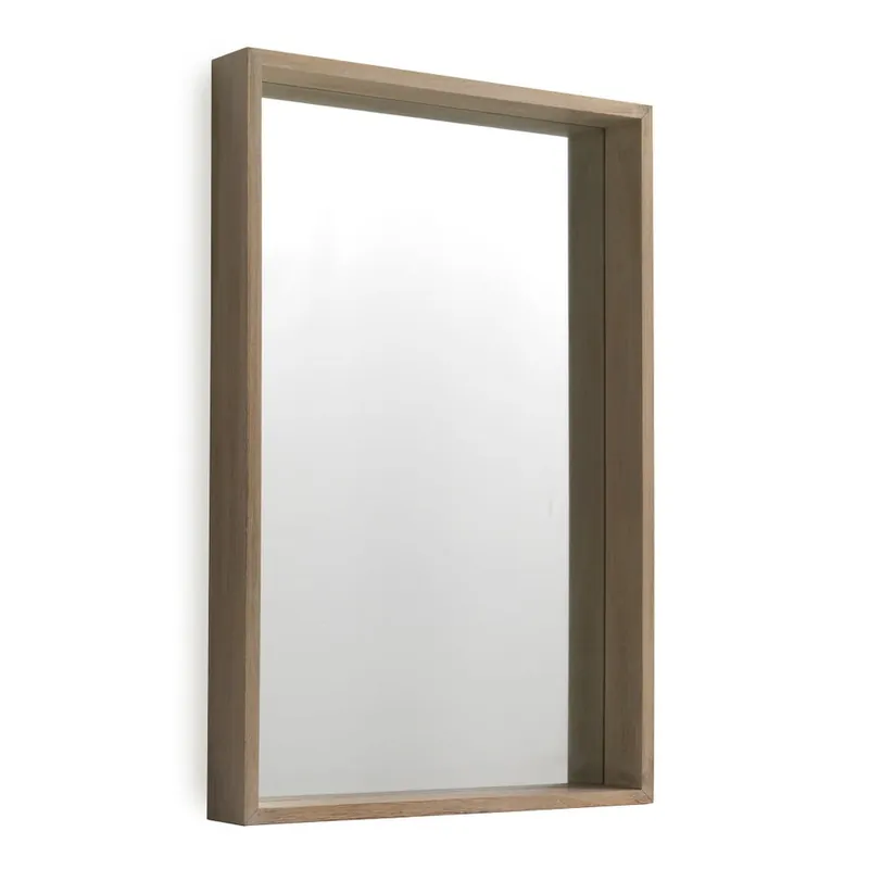 Bestseller Lustro ścienne w ramie z drewna paulowni Geese Pure, 60x90 cm Bonami