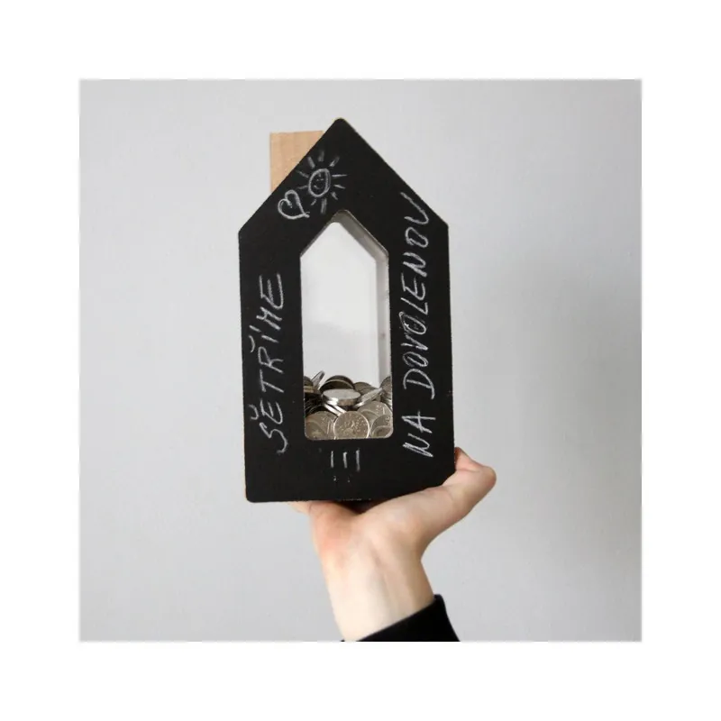 Oferta czasowa Czarna skarbonka Unlimited Design for kids Domek Bonami
