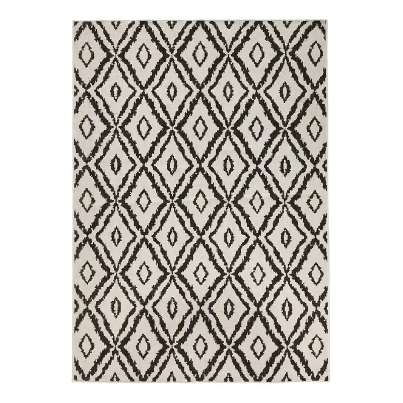Bestseller Brązowo-biały chodnik dwustronny odpowiedni na zewnątrz NORTHRUGS NORTHRUGS Rio, 80x150 cm Bonami