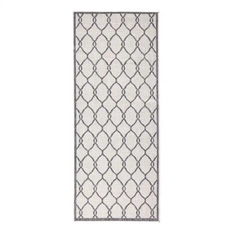 Szary chodnik dwustronny odpowiedni na zewnątrz Bougari Bougari Rimini, 80x350 cm Bonami Zniżka