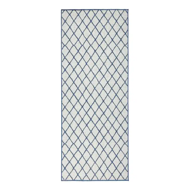 Darmowy zwrot Niebieski chodnik dwustronny odpowiedni na zewnątrz NORTHRUGS Malaga, 80x350 cm Bonami