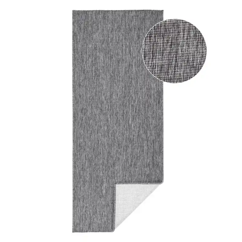 Kup online Szary chodnik dwustronny NORTHRUGS Miami, 80x350 cm Bonami