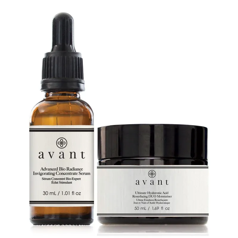 Ekspresowa dostawa Zestaw kremu nawilżającego i serum odświeżającego Avant Anti-Age Bonami