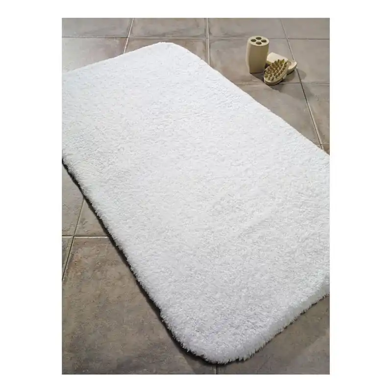 Biały dywanik łazienkowy Confetti Bathmats Organic 2000, 60x80 cm Bonami Tylko do końca tygodnia