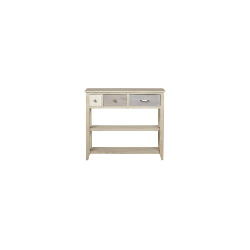 Stolik z litego drewna mango Woodjam Natural, szerokość 100 cm Bonami Bezpieczne zakupy