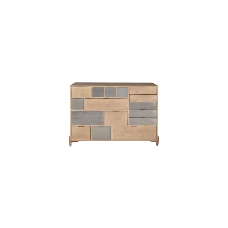 Komoda z litego drewna mango s 16 šuplíky Woodjam Pasadena Bonami Wyjątkowa oferta
