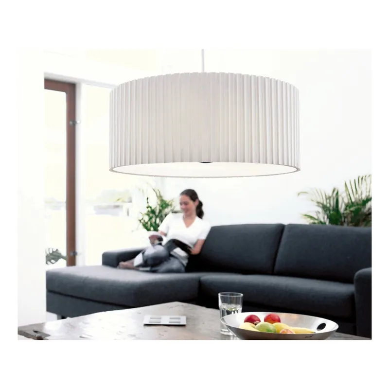 Do wyczerpania zapasów Biała lampa wisząca Herstal Cole 75 Bonami