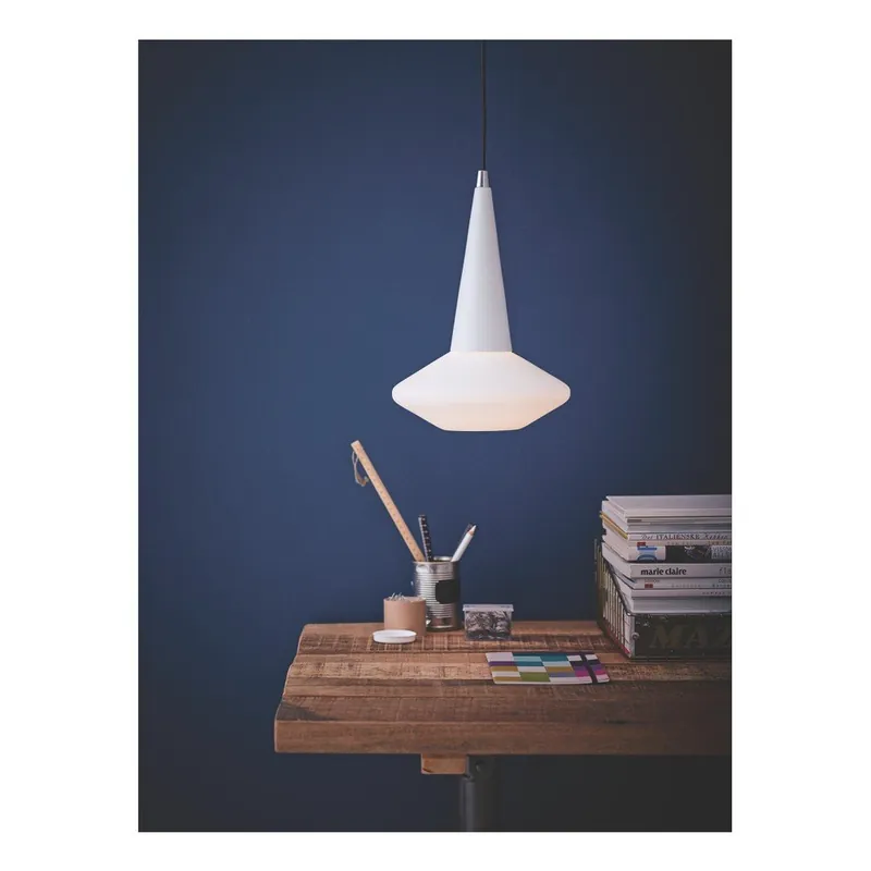 Biała lampa wisząca Herstal Dawn Large Bonami Niska cena