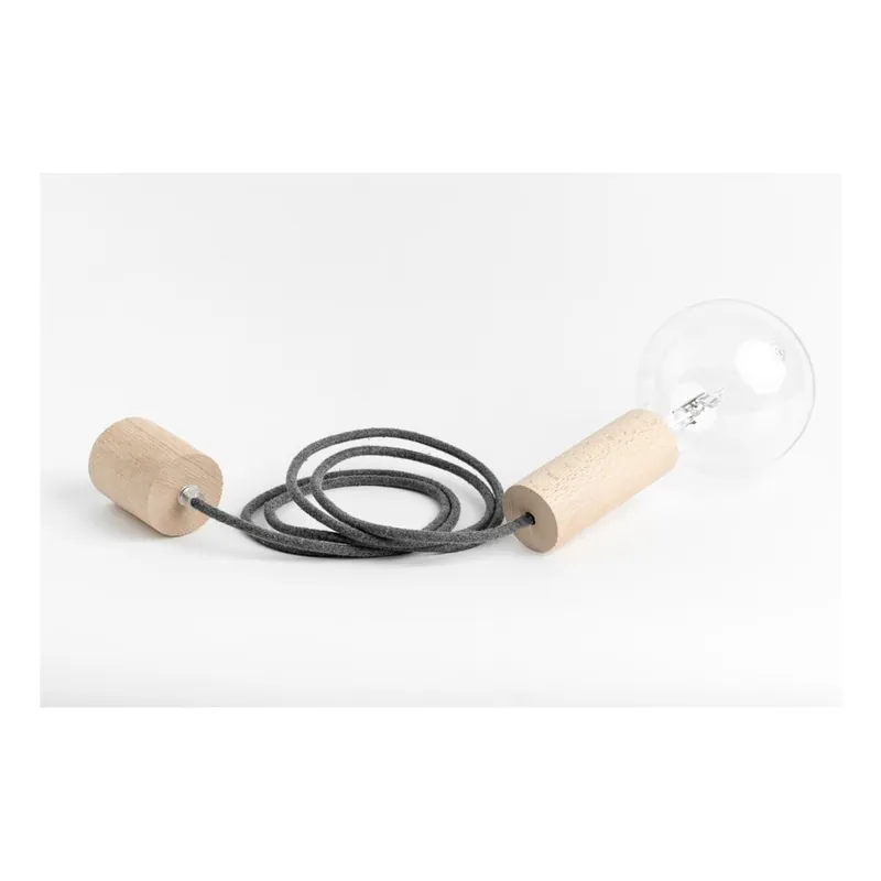 Lampa wisząca Kolorowe Kable Lofe Eco Line B Basalt Dust Bonami Bezpieczne zakupy