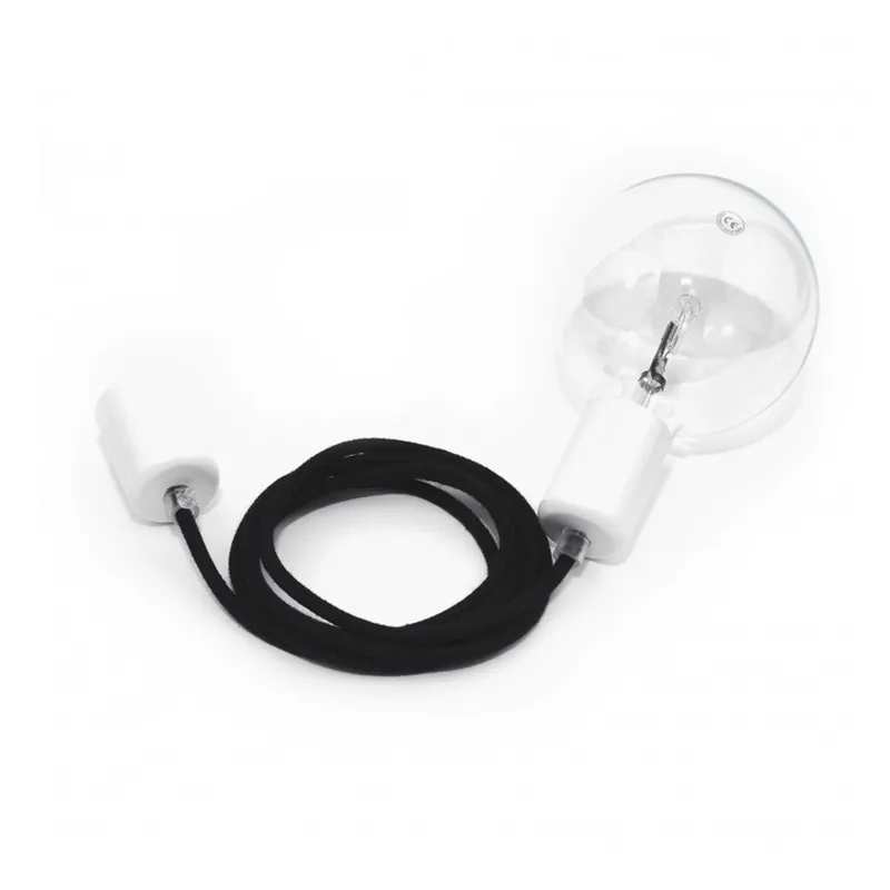 Lampa wisząca Kolorowe Kable Loft Metal Line Coal Bonami Darmowy zwrot