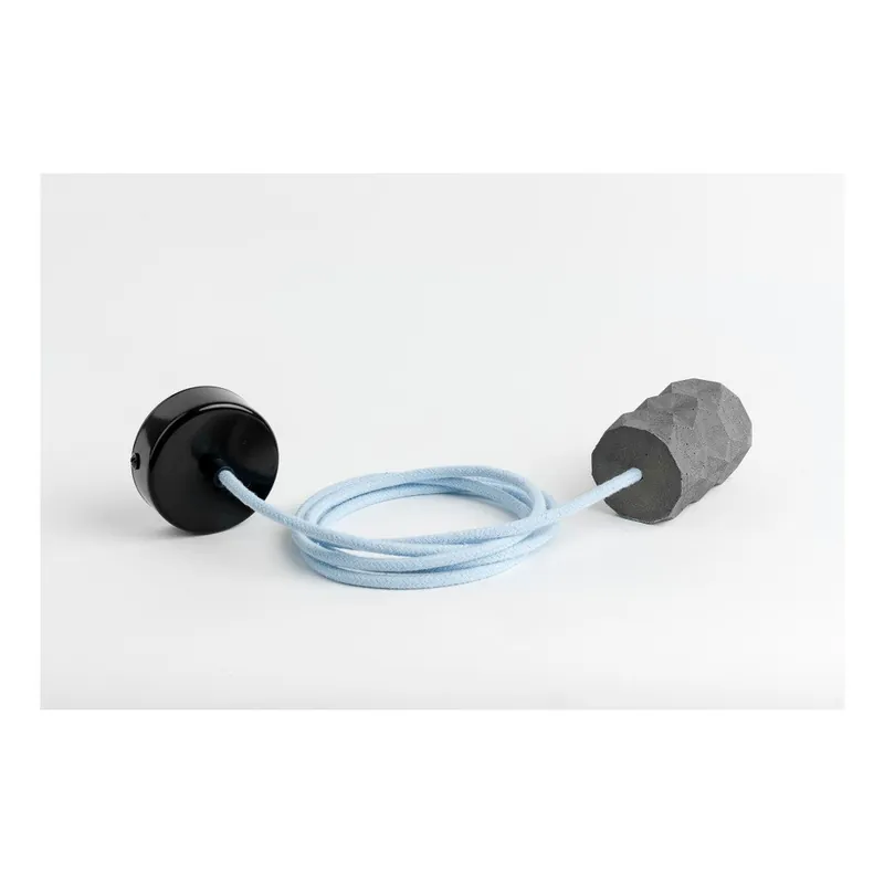 Ostatnie sztuki Lampa wisząca Kolorowe Kable Loft Concre A Blue Opal Bonami