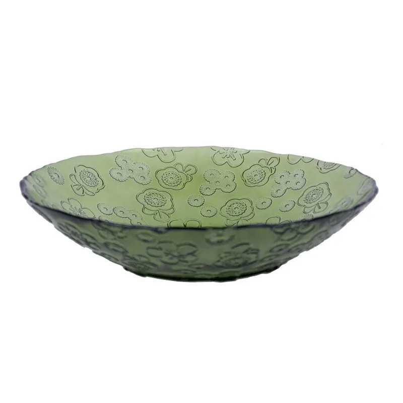 Zielona misa szklana Ego Dekor Flora, 32 cm Bonami Tani