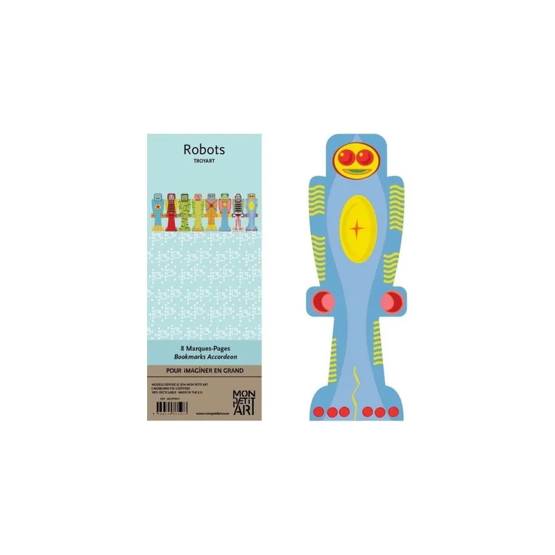 Tani Zestaw zakładek Mon Petit Art Robots Bonami