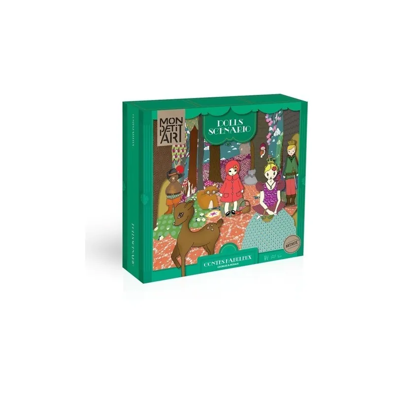 Ograniczona ilość Papierowy teatrzyk Mon Petit Art Contes Fabuleux Bonami