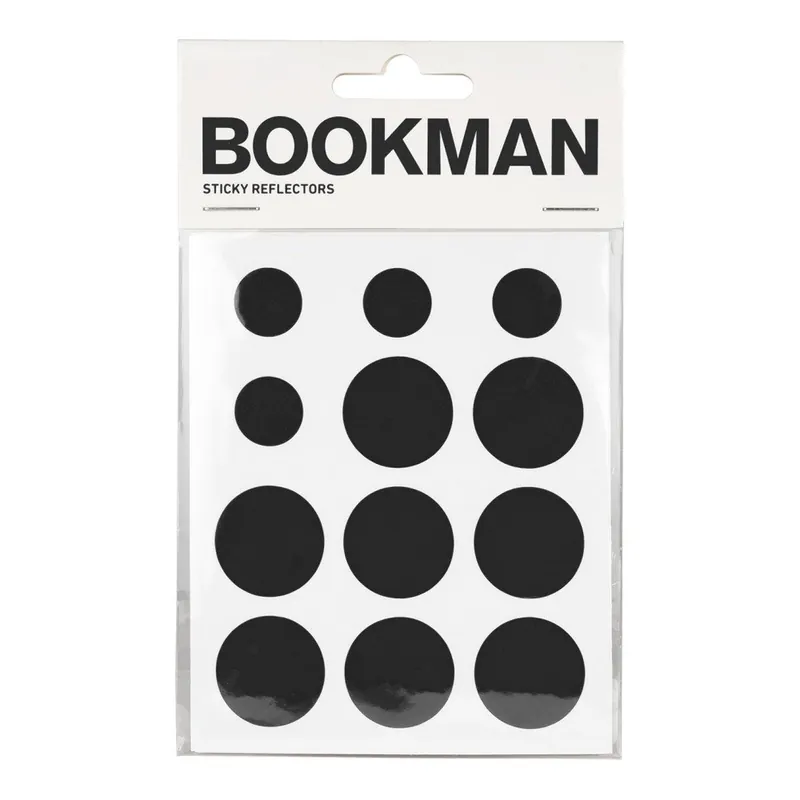 Zestaw 12 czarnych samoprzylepnych odblasków Bookman Bonami Oferta