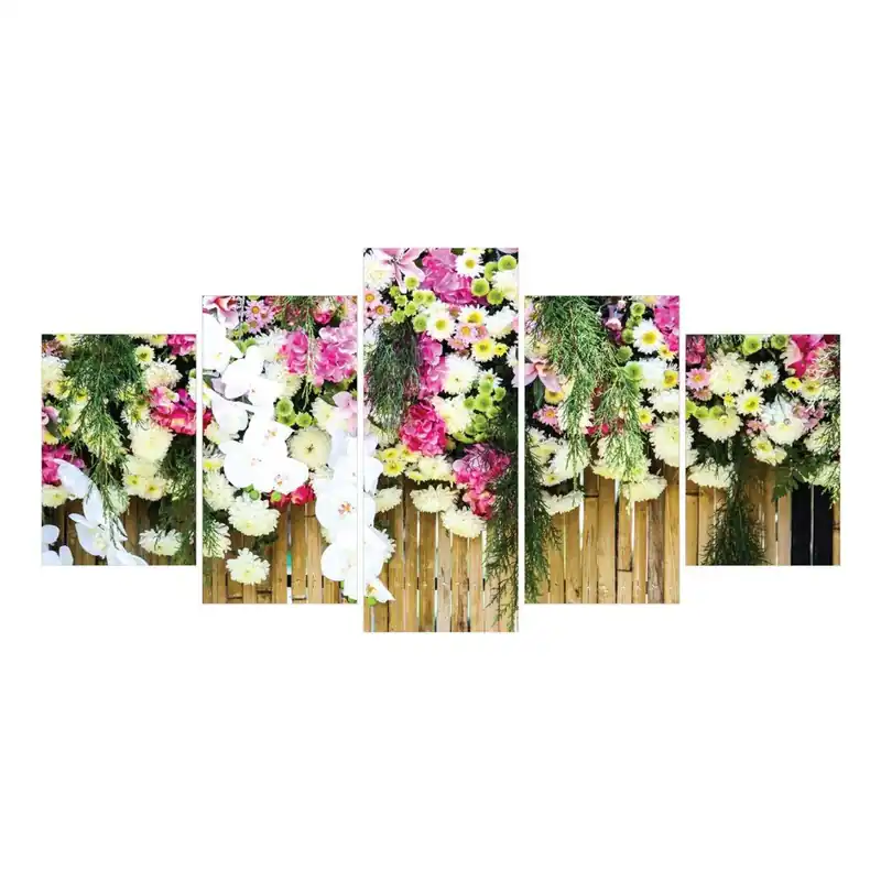 Oferta czasowa Wieloczęściowy obraz La Maison Des Couleurs Flowers Bonami
