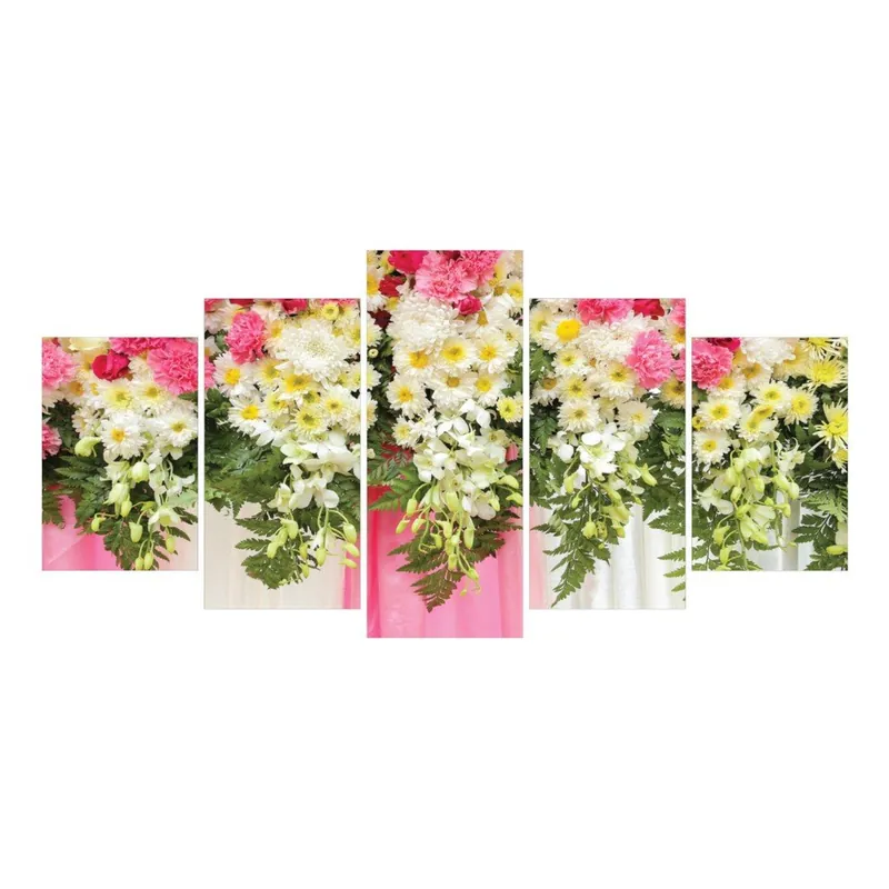 Darmowy zwrot Wieloczęściowy obraz La Maison Des Couleurs Spring Flowers Bonami