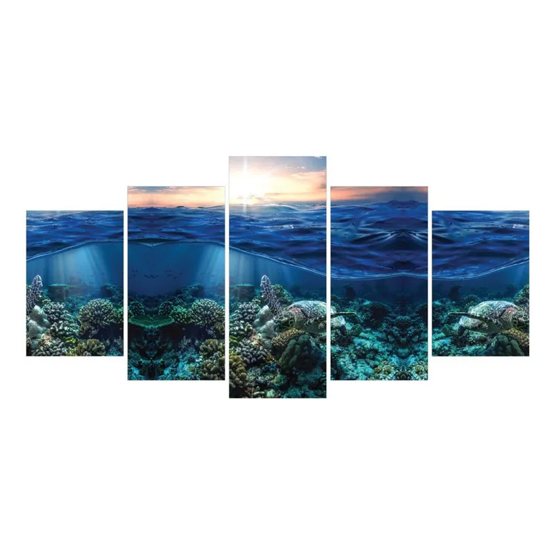 Ekspresowa dostawa Wieloczęściowy obraz La Maison Des Couleurs Under Water Bonami