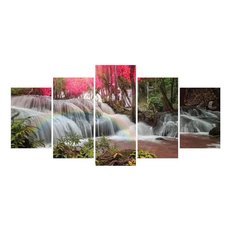 Oferta czasowa Wieloczęściowy obraz La Maison Des Couleurs Waterfall Bonami