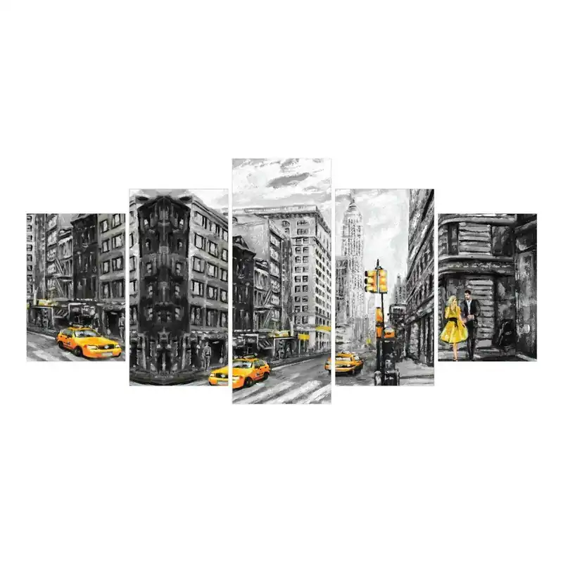 Hit sprzedaży Wieloczęściowy obraz La Maison Des Couleurs New York Bonami