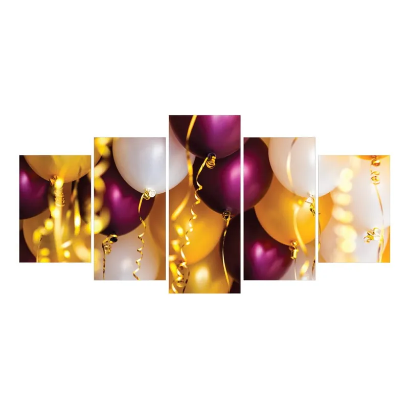 Dostępne od ręki Wieloczęściowy obraz La Maison Des Couleurs Balloons Bonami