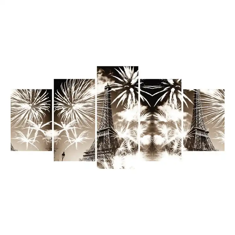 Kup online Wieloczęściowy obraz La Maison Des Couleurs Fireworks Bonami