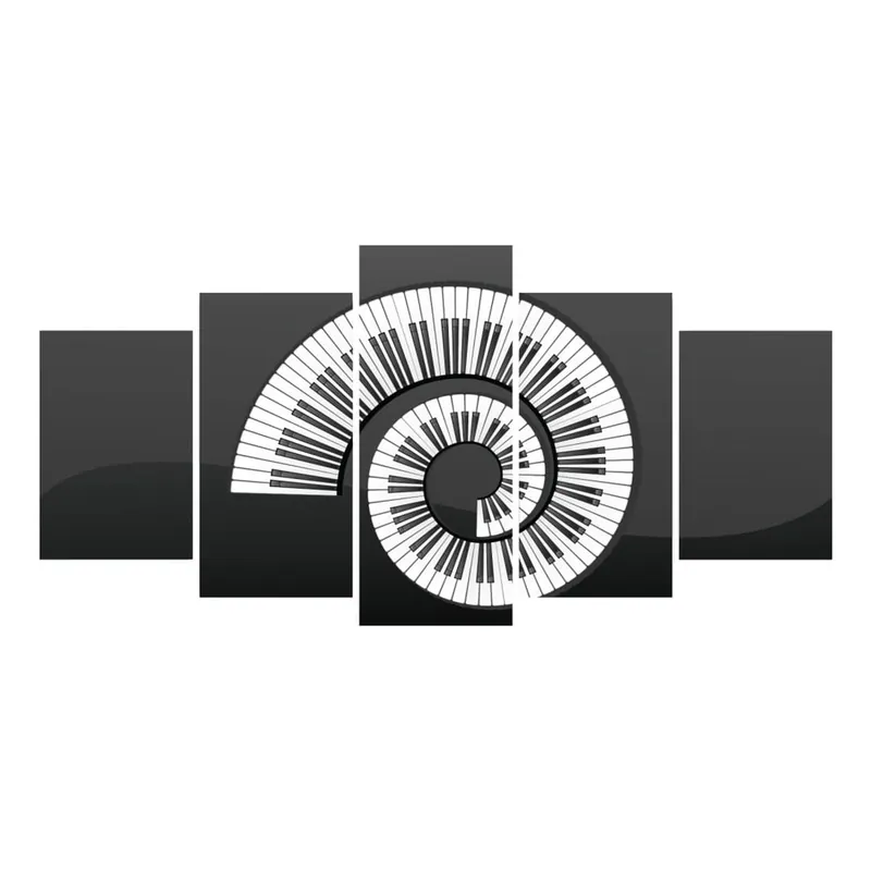 Oferta limitowana Wieloczęściowy obraz La Maison Des Couleurs Piano Spin Bonami