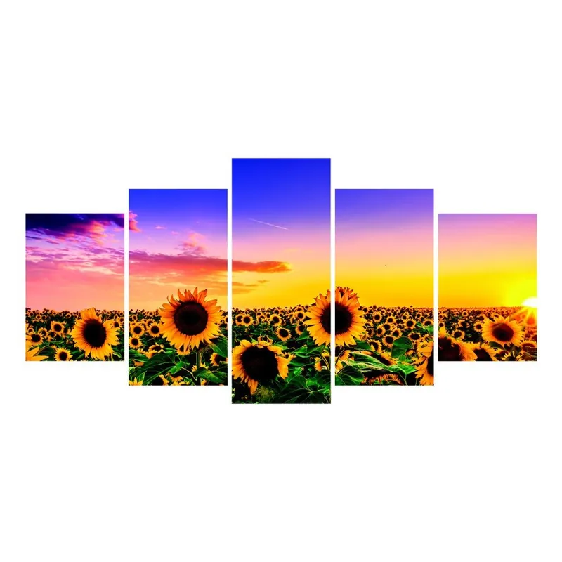 Ograniczona ilość Wieloczęściowy obraz La Maison Des Couleurs Sunflowers Bonami