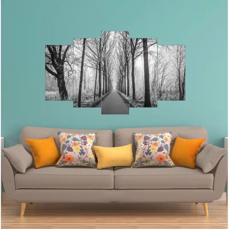 Bestseller Wieloczęściowy obraz La Maison Des Couleurs Forest Path Bonami