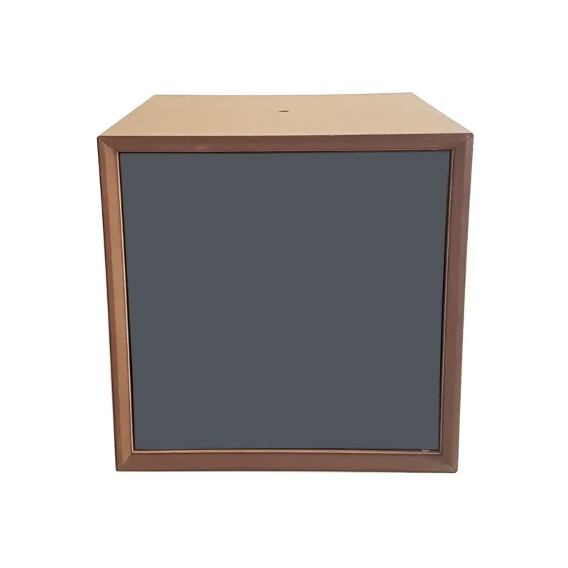 Niska cena Półka modułowa z grafitowymi drzwiami Ragaba PIXEL, 40x40 cm Bonami