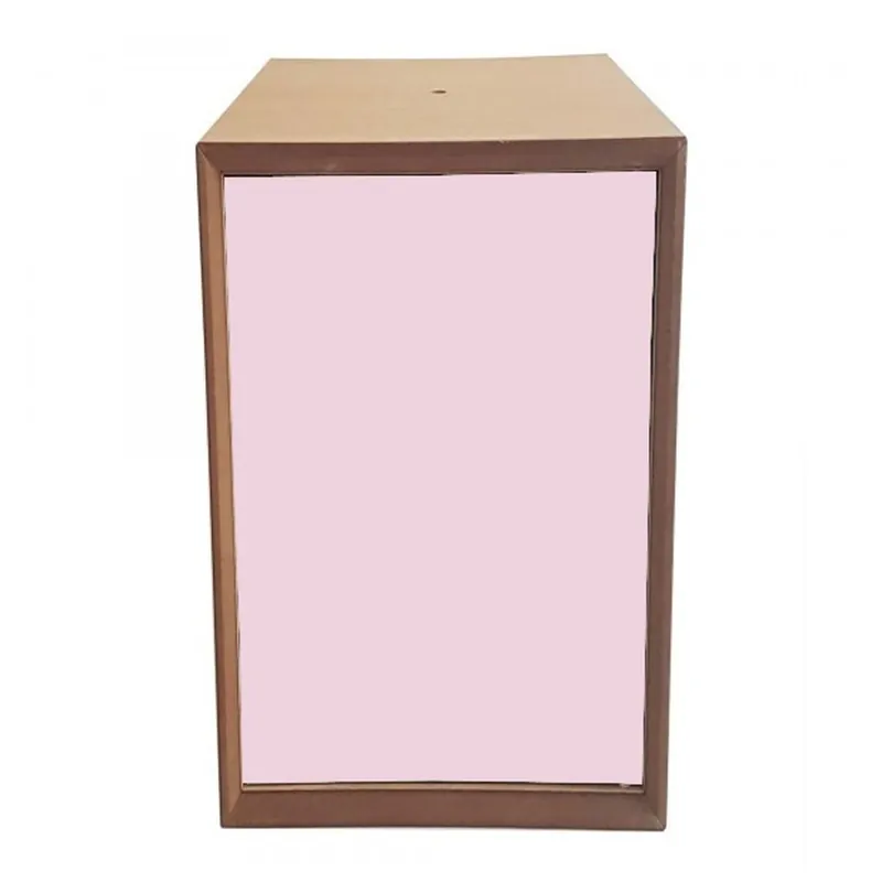 Prostokątna półka modułowa z różowymi drzwiami Ragaba PIXEL, 40x80 cm Bonami Zamów dziś
